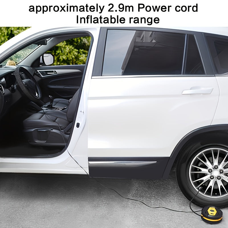 Car Tire Inflator Pump 12V Portable Air Compressor for Cars and Sedans