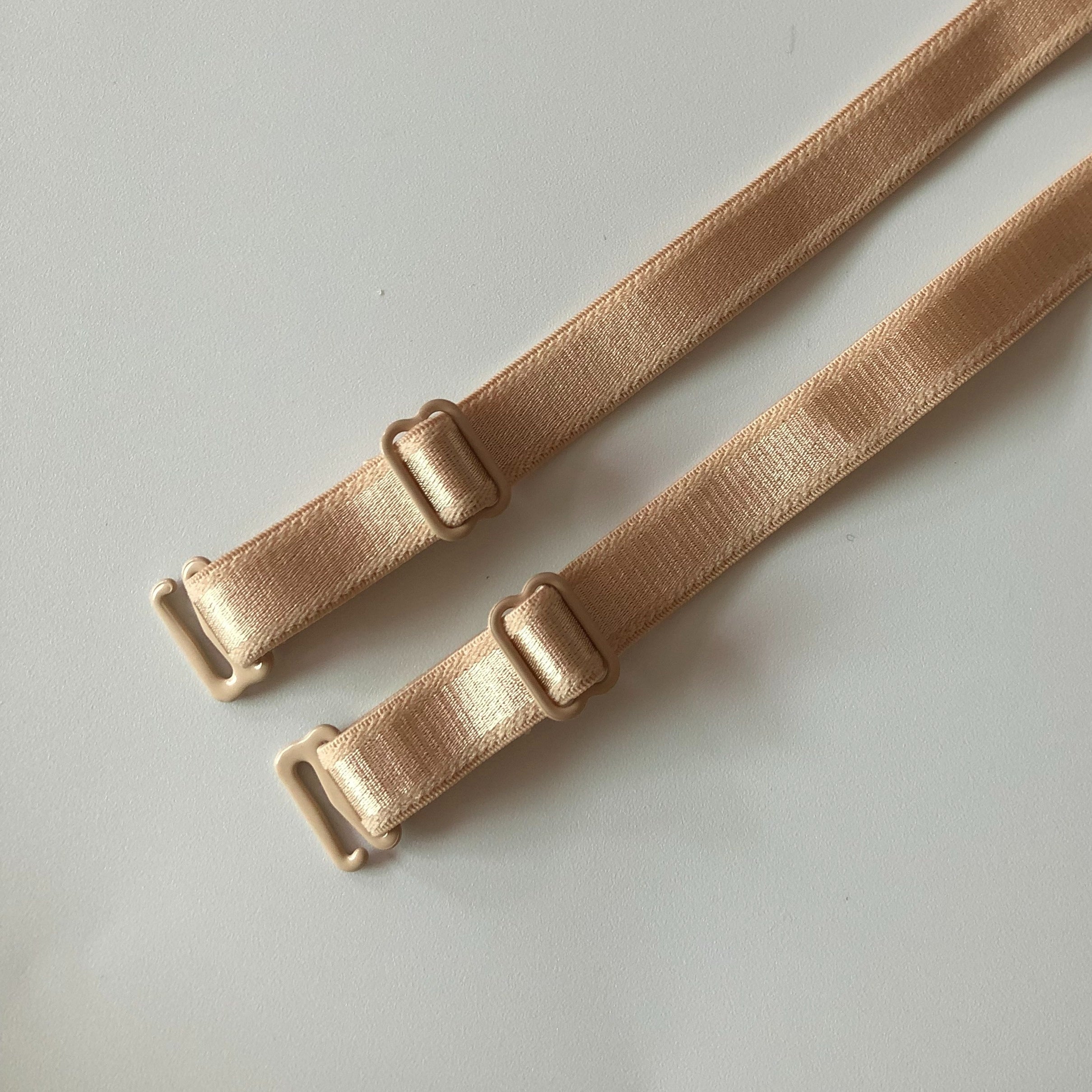 Adjustable Elastic Bra Shoulder Straps for Women's Lingerie Polyester Solid