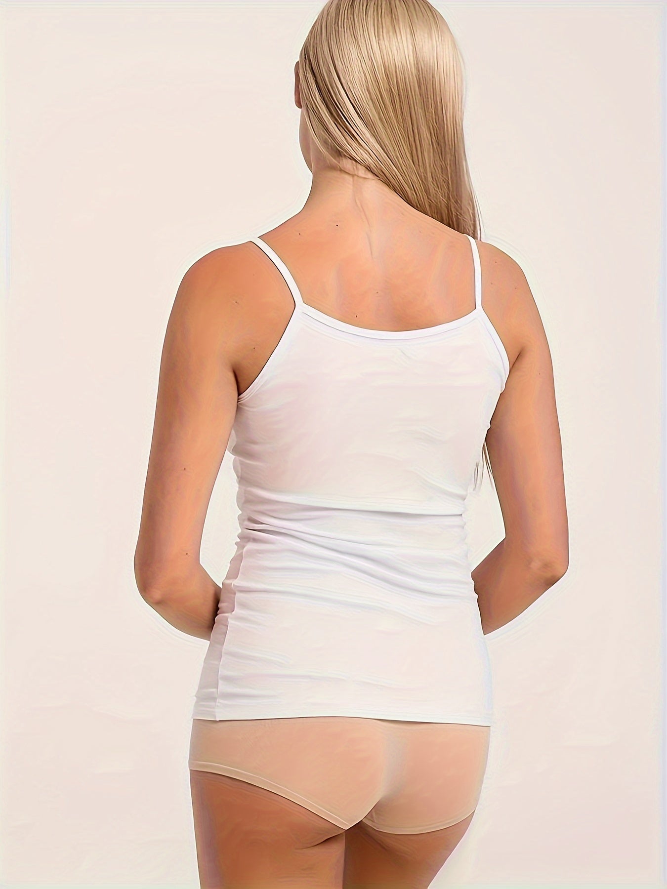 Women’s Spaghetti Strap Cami Top with Adjustable Straps and Soft Fabric