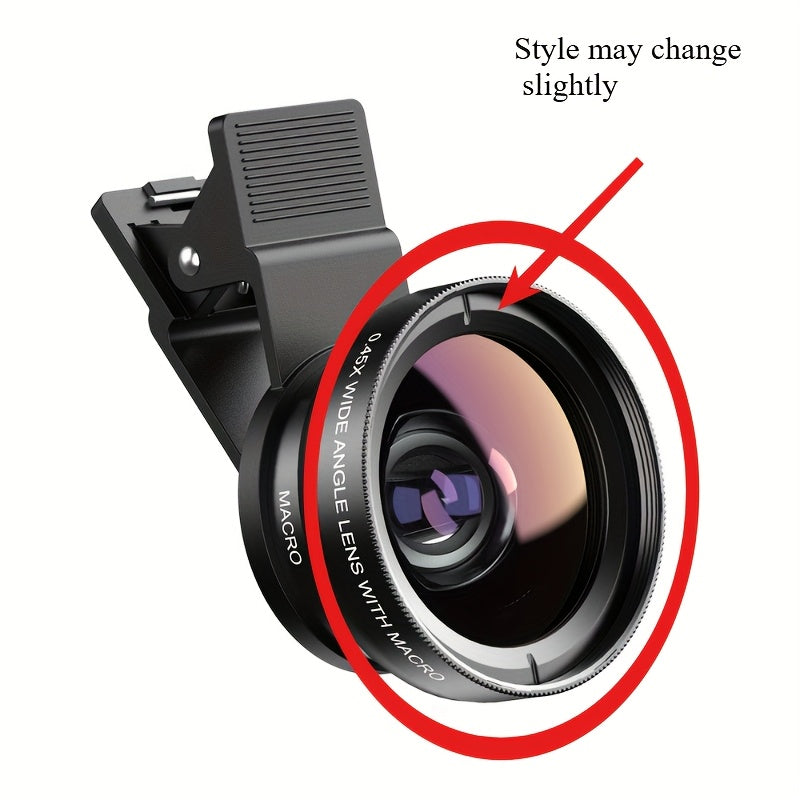 Ultra-Wide Angle Macro Lens for Smartphones and Cameras with Optical Zoom and Accessories