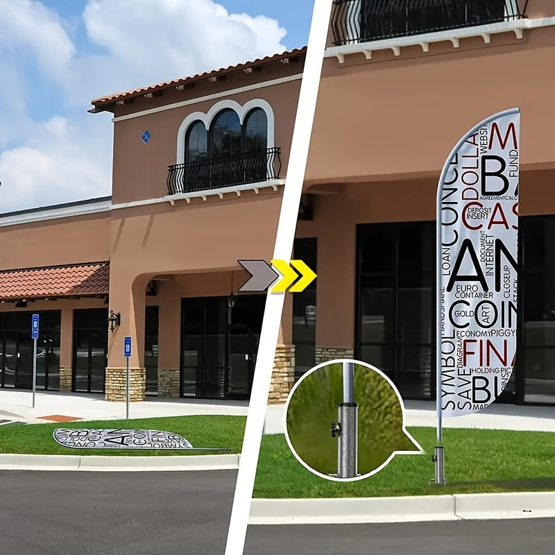 Soporte para paraguas de metal resistente con anclaje en espiral para suelo para uso exterior negro