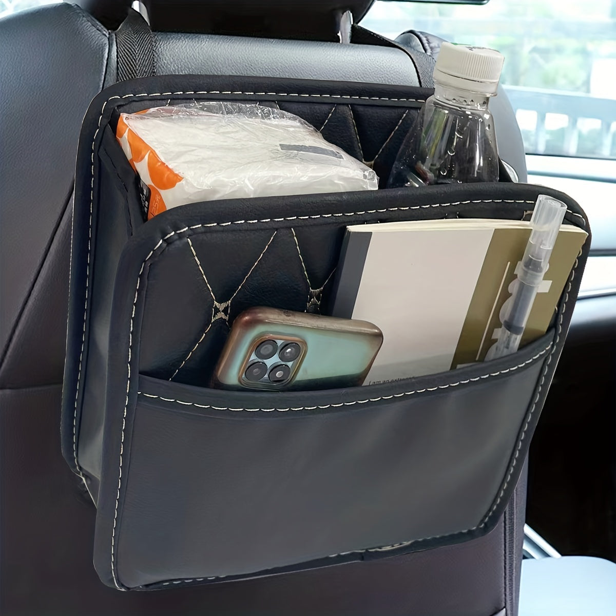 Car Seat Back Storage Hanging Bag Multifunctional Large Capacity Organizer