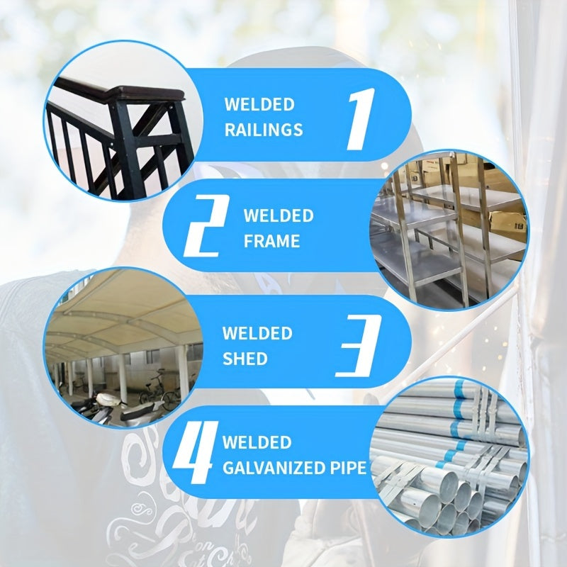 220V MIG сварочный аппарат для домашнего использования, с проволокой с флюсом без газа, портативный