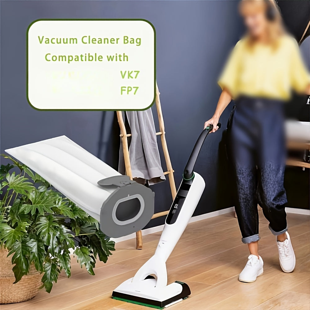 6-Piece Vacuum Cleaner Bag Set for VK7 FP7 Wireless Vacuum Cleaner Replacement Dust Bags and Filter