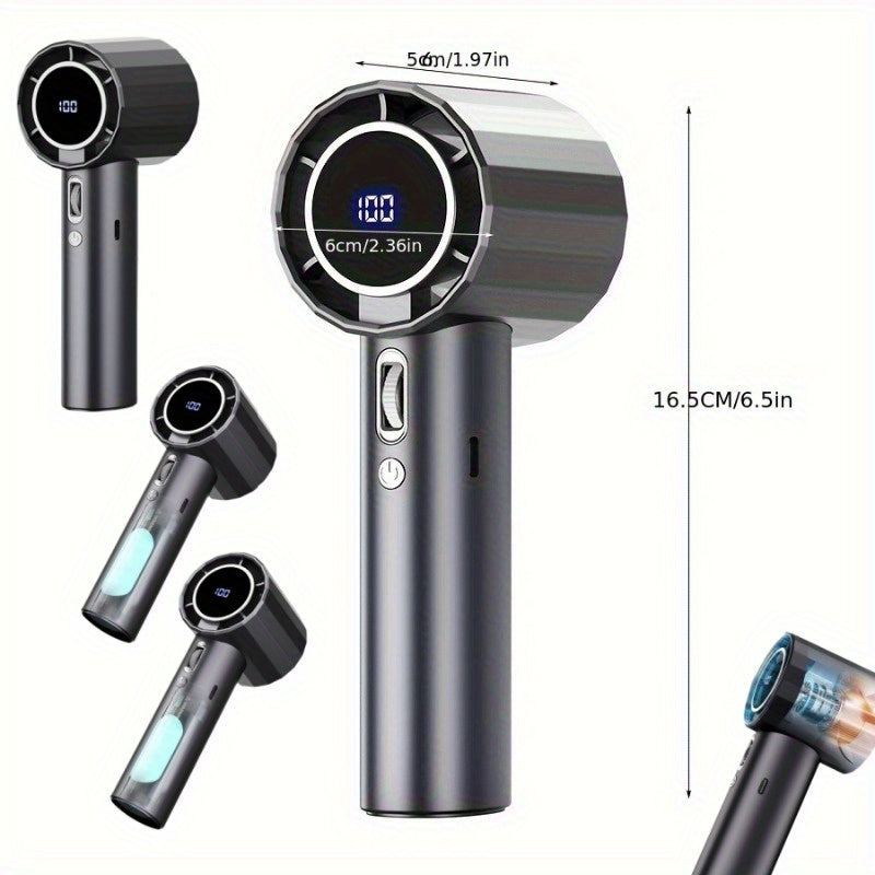 Portable USB Rechargeable Fan for Workout, Compact and Handheld