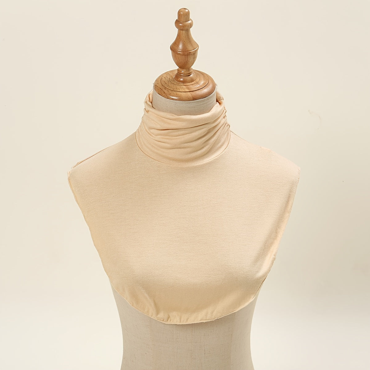 Women's Turtleneck Dickie Faux Collar Layered Warm Thin Cozy Modal