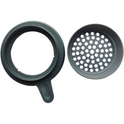 Tamiz de harina de plástico con tapa y dispensador de masa para hornear y cocinar