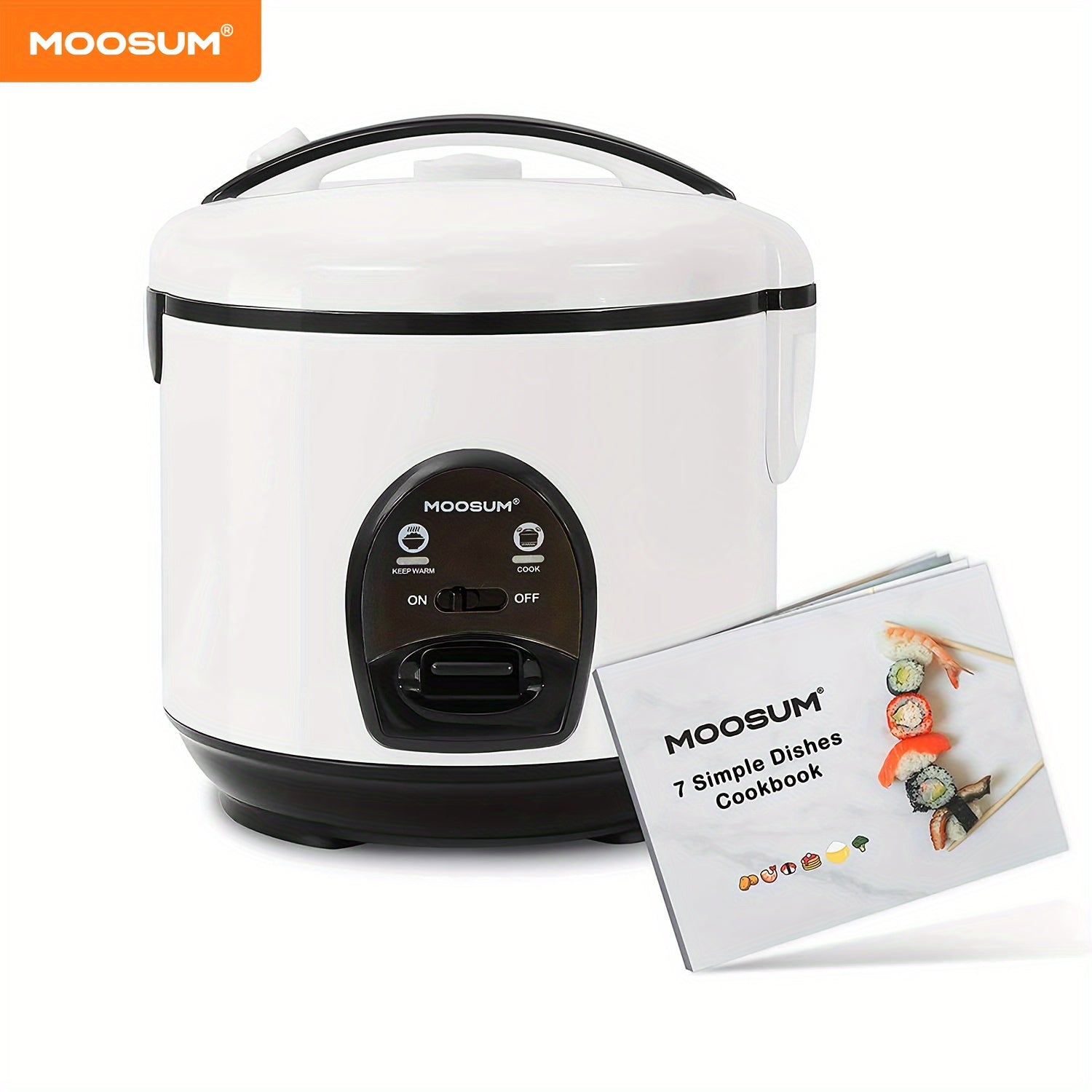 Easy-Press Rice Cooker - 1.8L sig‘imi, 2-10 kishiga xizmat qiladi, issiqlikni saqlash funksiyasi, bug‘don chiqaruvchi, qoshiq va o‘lchov stakan bilan ta'minlangan.