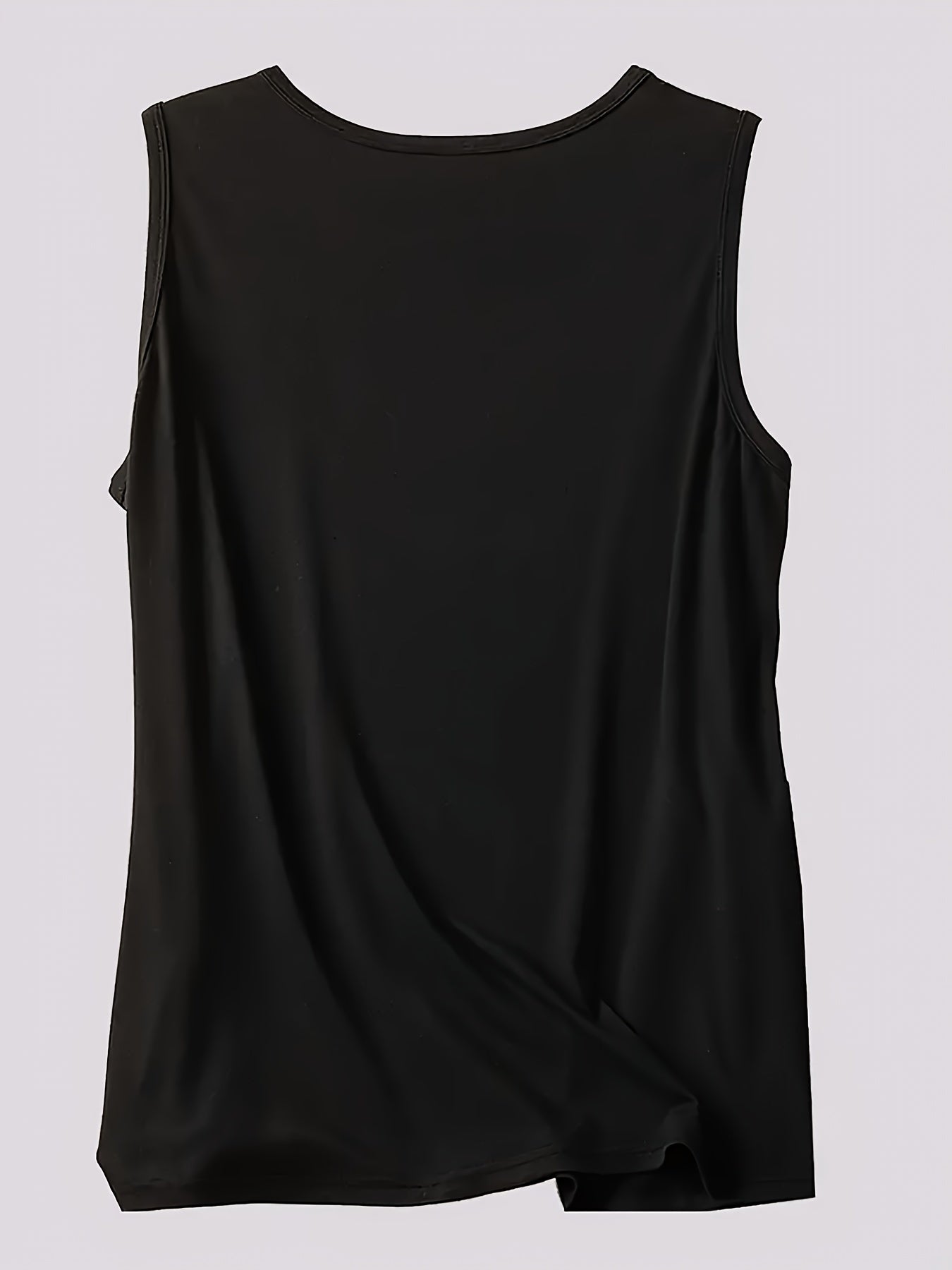 Топ без рукавов для женщин больших размеров, легкий повседневный, ярко-синий