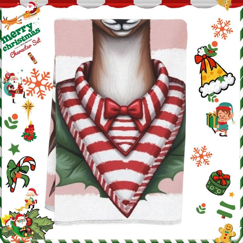 Holiday Wall Decor 18x66cm Snowflakes Christmas Tree Deer Snowman Farmhouse