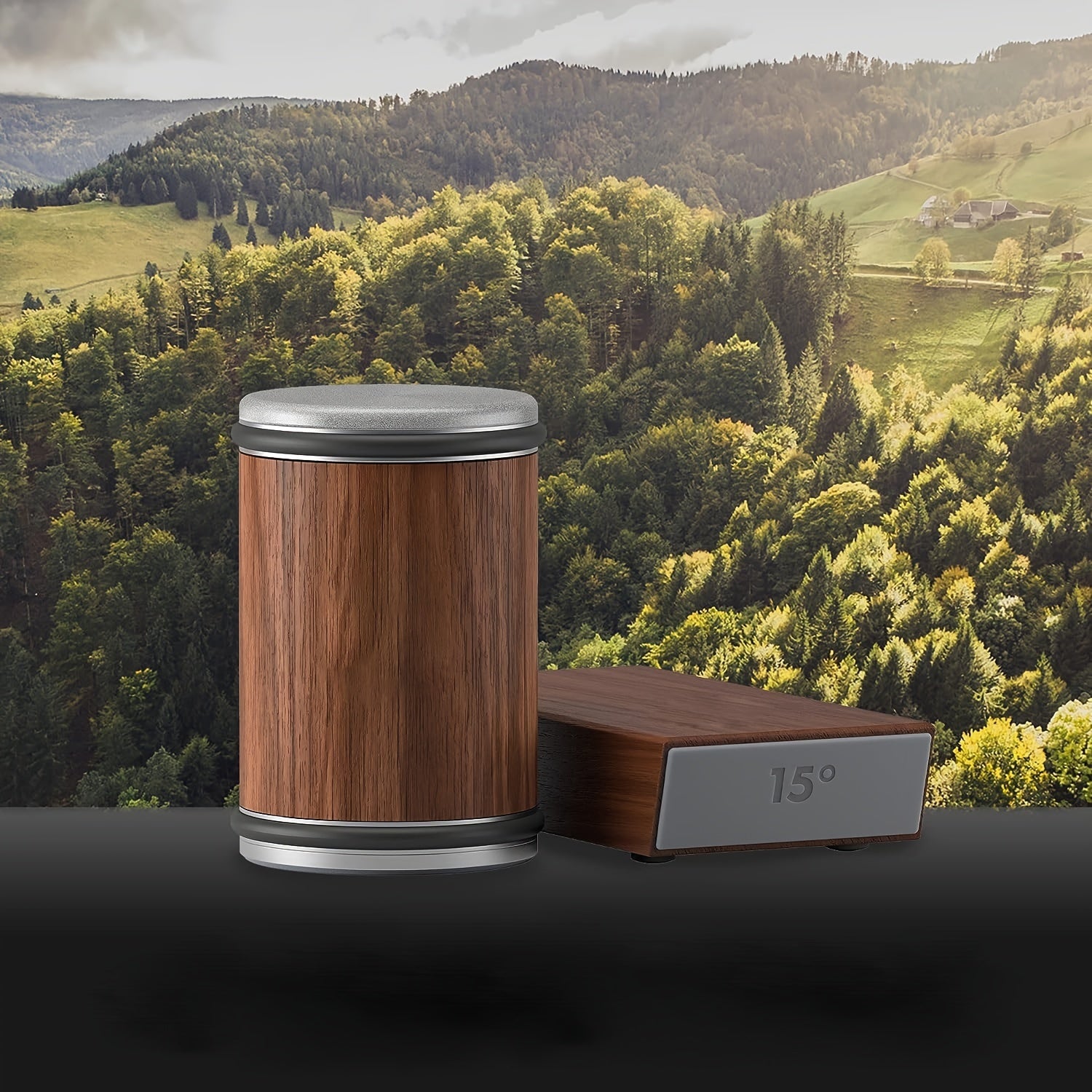 Premium Knife Sharpener Kit with Stainless Steel Blade and Wooden Handle