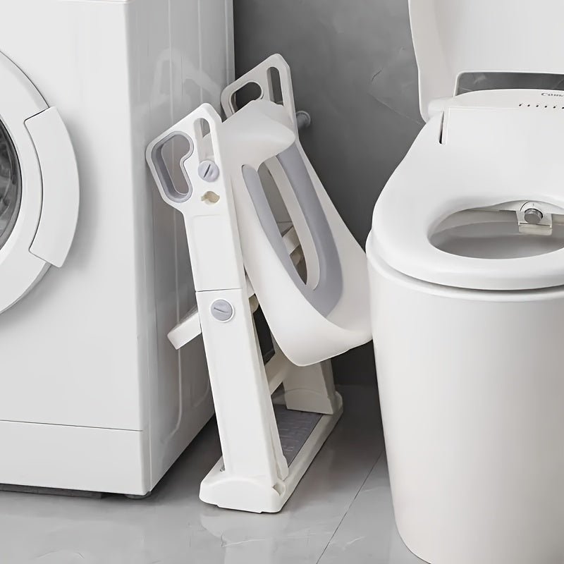 Children's Toilet Training Seat with Foldable Step Stool and Footstool