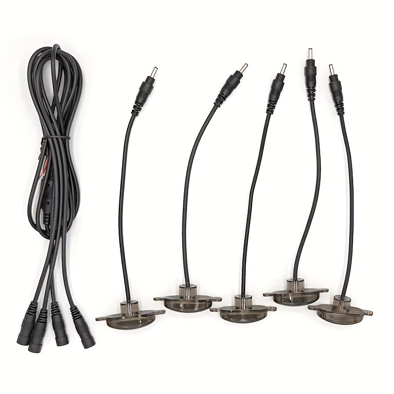 Противотуманные светодиодные фары для внедорожников и грузовиков, дымчатый янтарный, дневной ходовой огонь