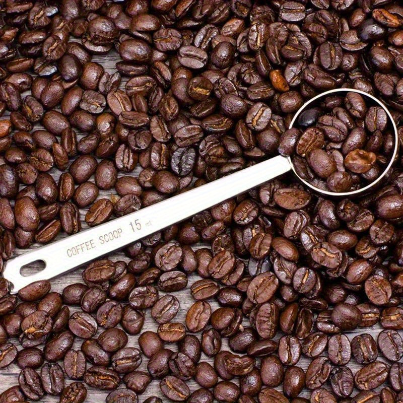 Set of 1 Stainless Steel Measuring Spoons for Coffee and Baking