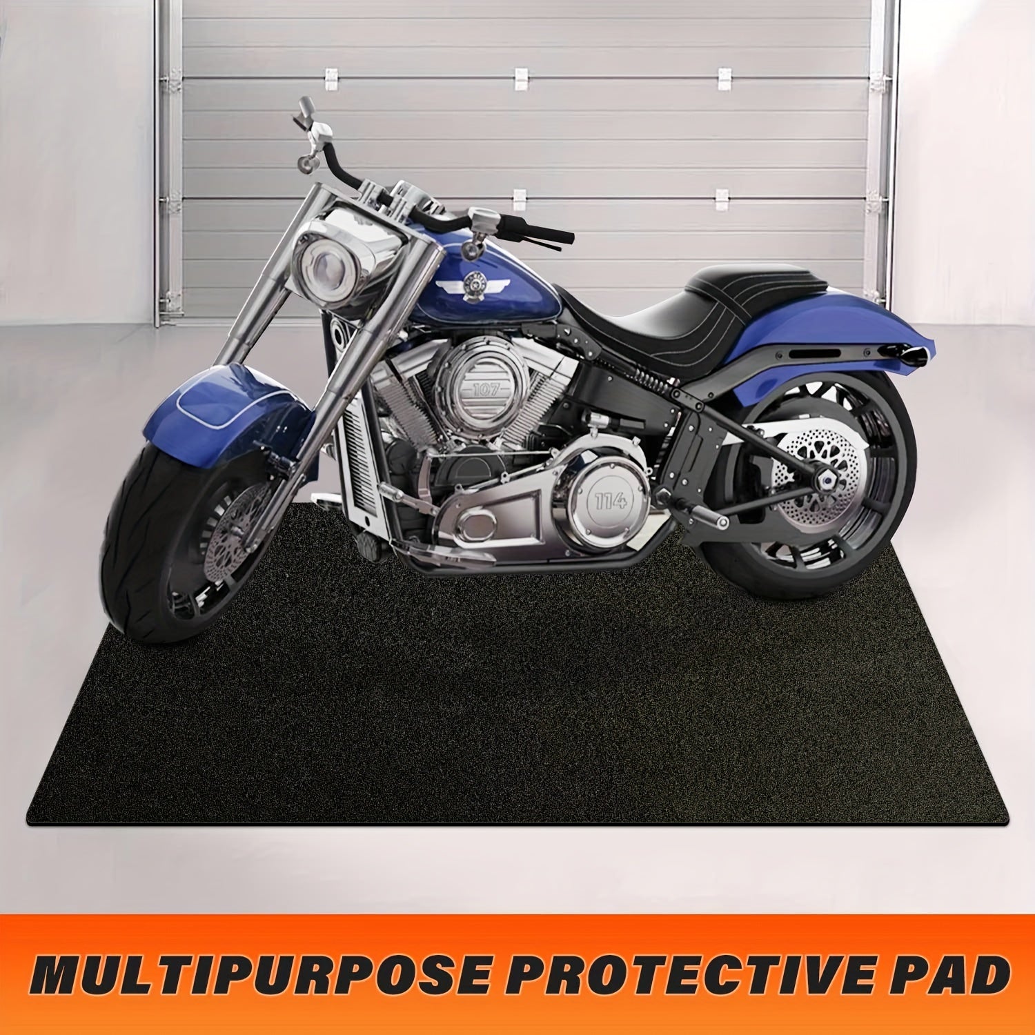 Large Waterproof Garage Carpet Rug Non-Slip Spill Protection Washable