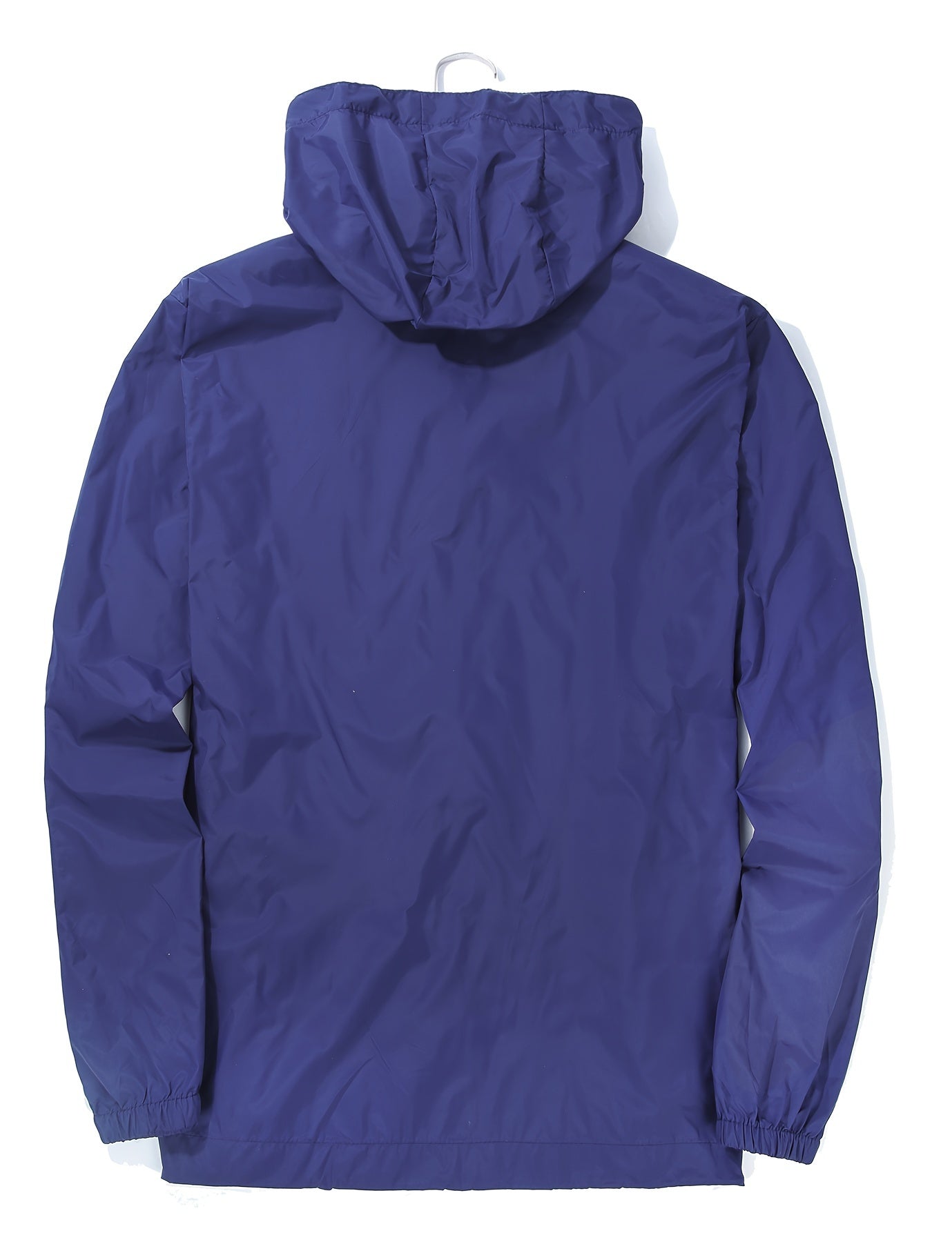 Men's Lightweight Hooded Jacket for Outdoor Summer Activities UV Protection Quick-Dry Polyester