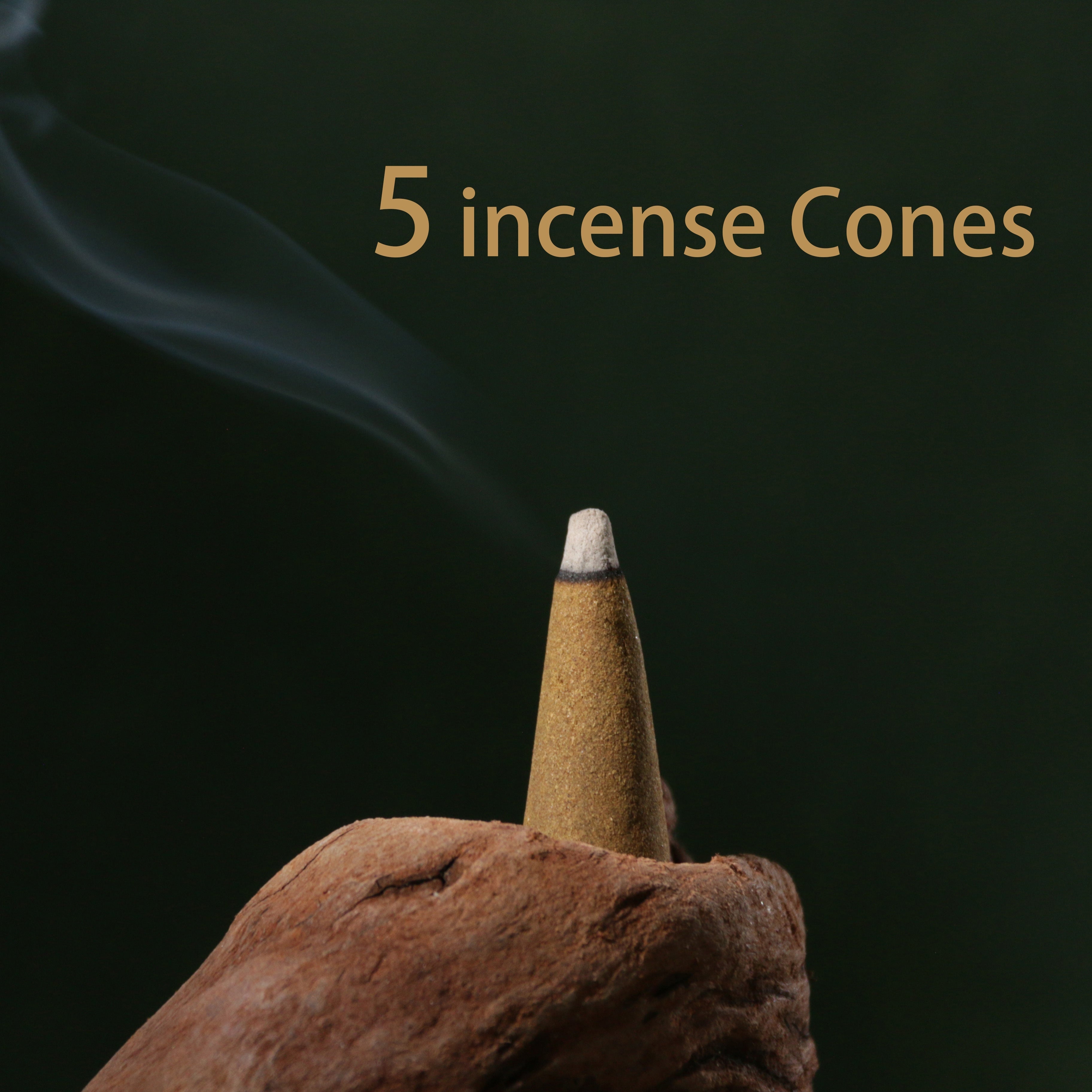 Patchouli Incense Cones for Meditation Yoga and Space Purification Natural Fragrance
