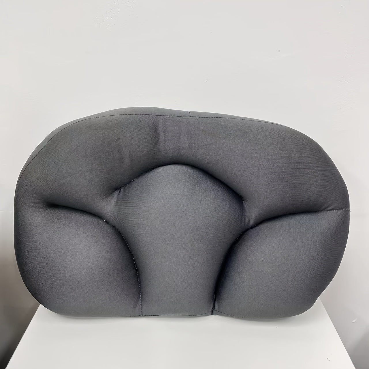 Medium Firm Polyester Neck Support Pillow for Sleeping Ergonomic Egg Shape Lightweight and Portable