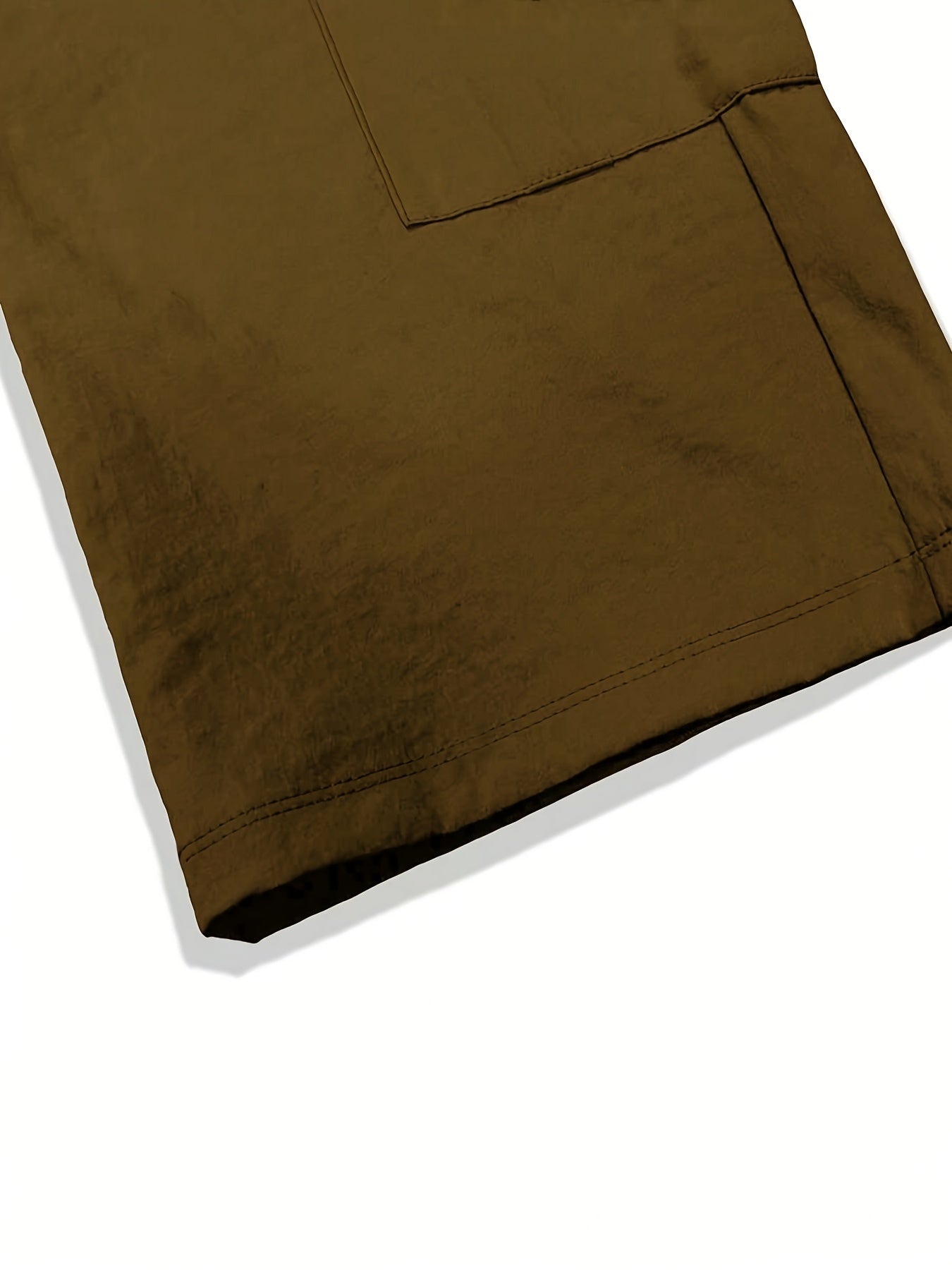 Men's Plus Size Cargo Shorts with Pockets Solid Color Summer Casual Polyester