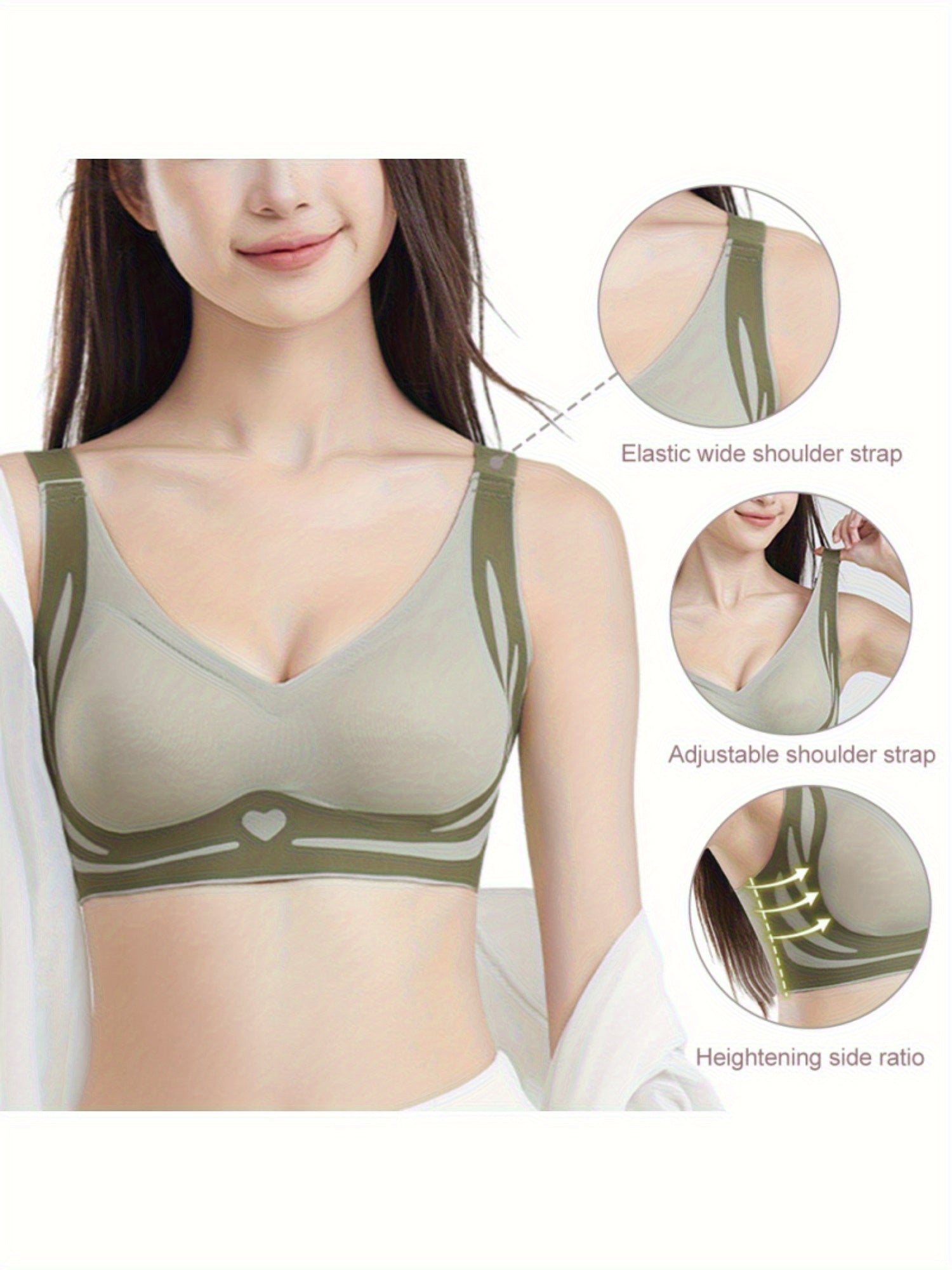 Women Seamless Geometric Pattern Bra Set with Removable Pads For Yoga Running