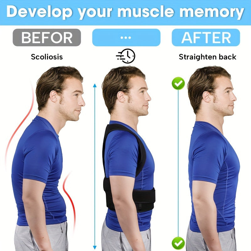 Neoprene Waist Support Brace for Men and Women Breathable Mesh Posture Corrector Sports Style