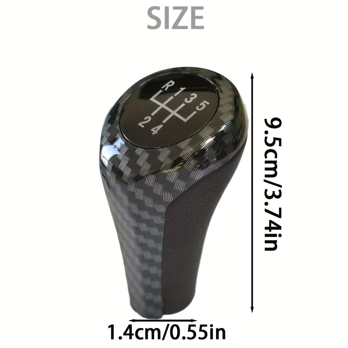 Universal yog‘ochdan tayyorlangan uzatish vintli knopkasi ABS rezin uchun 5/6 tezlikli avtomobillar