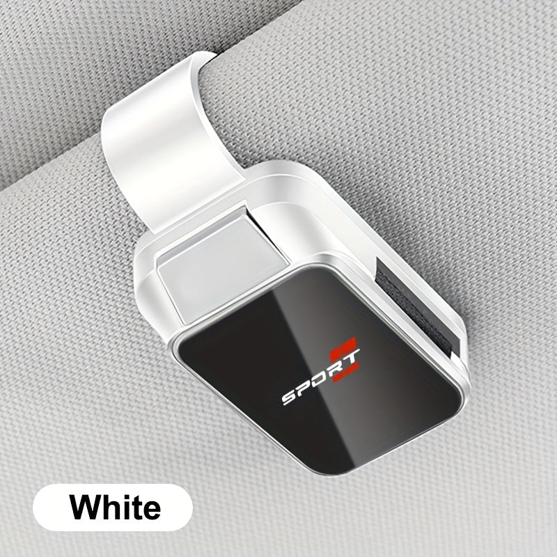 Sports Car Glasses Clips Sun Visor Storage Waterproof Scratch-Resistant