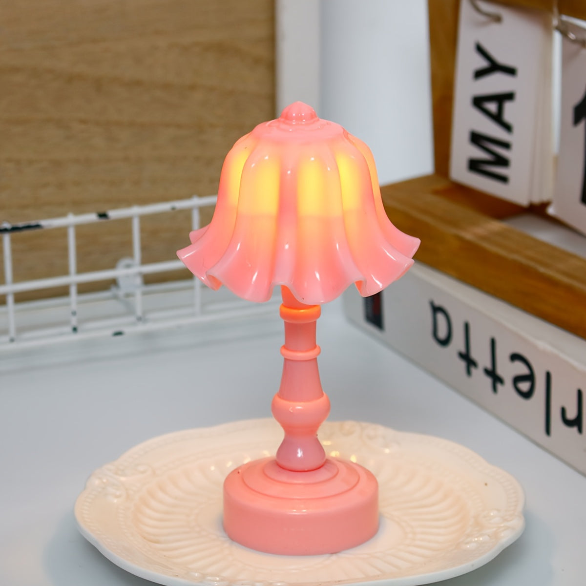Mini Blossom LED Table Lamp for Bedroom Desk Living Room Decor