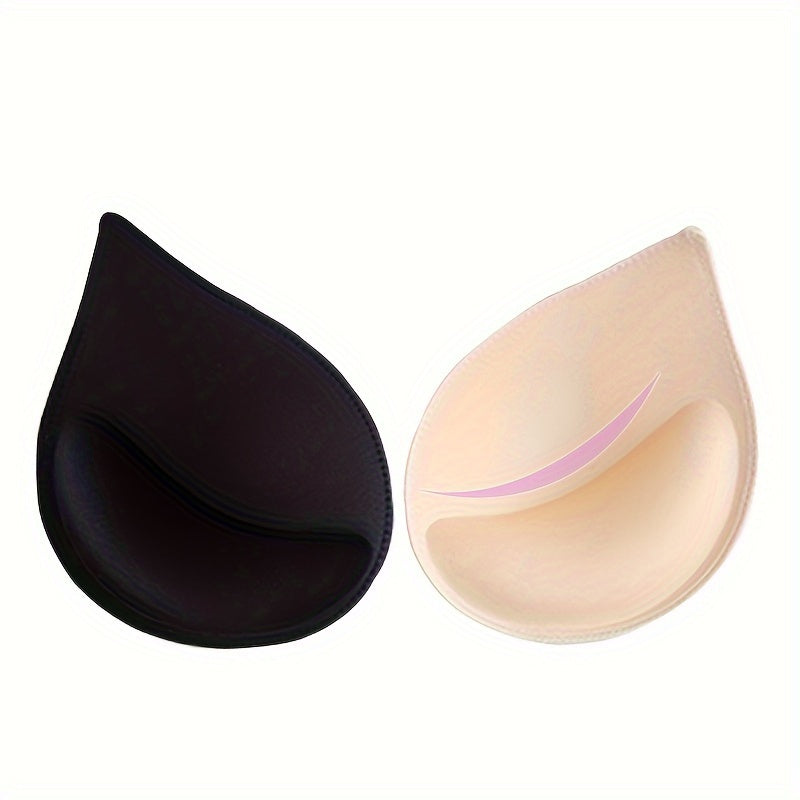 Inserciones de sujetador push-up de algodón transpirable para mujer en blanco, negro y beige para soporte y comodidad