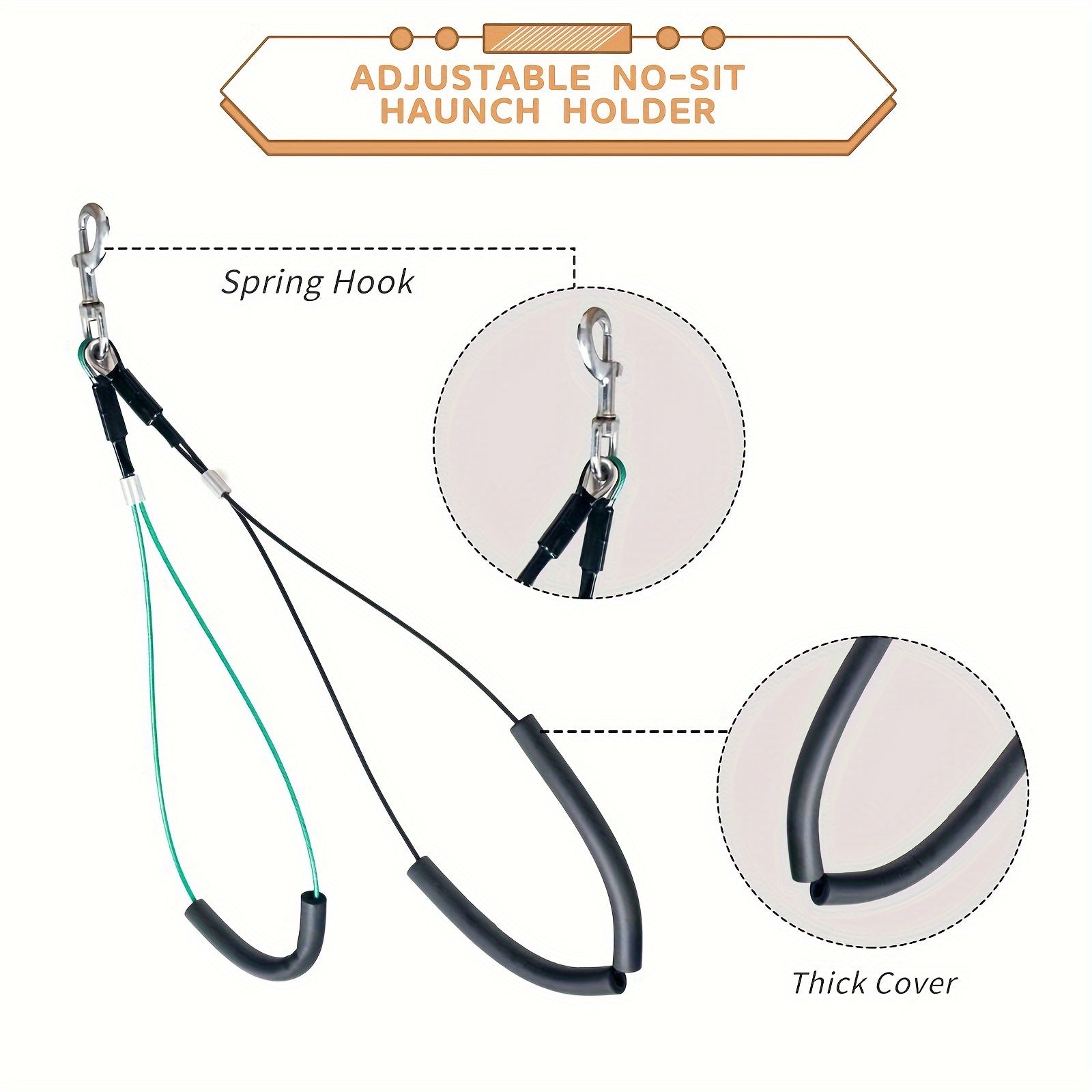 Brazo ajustable y plegable para peluquería de perros con pinza de acero para perros pequeños y cachorros