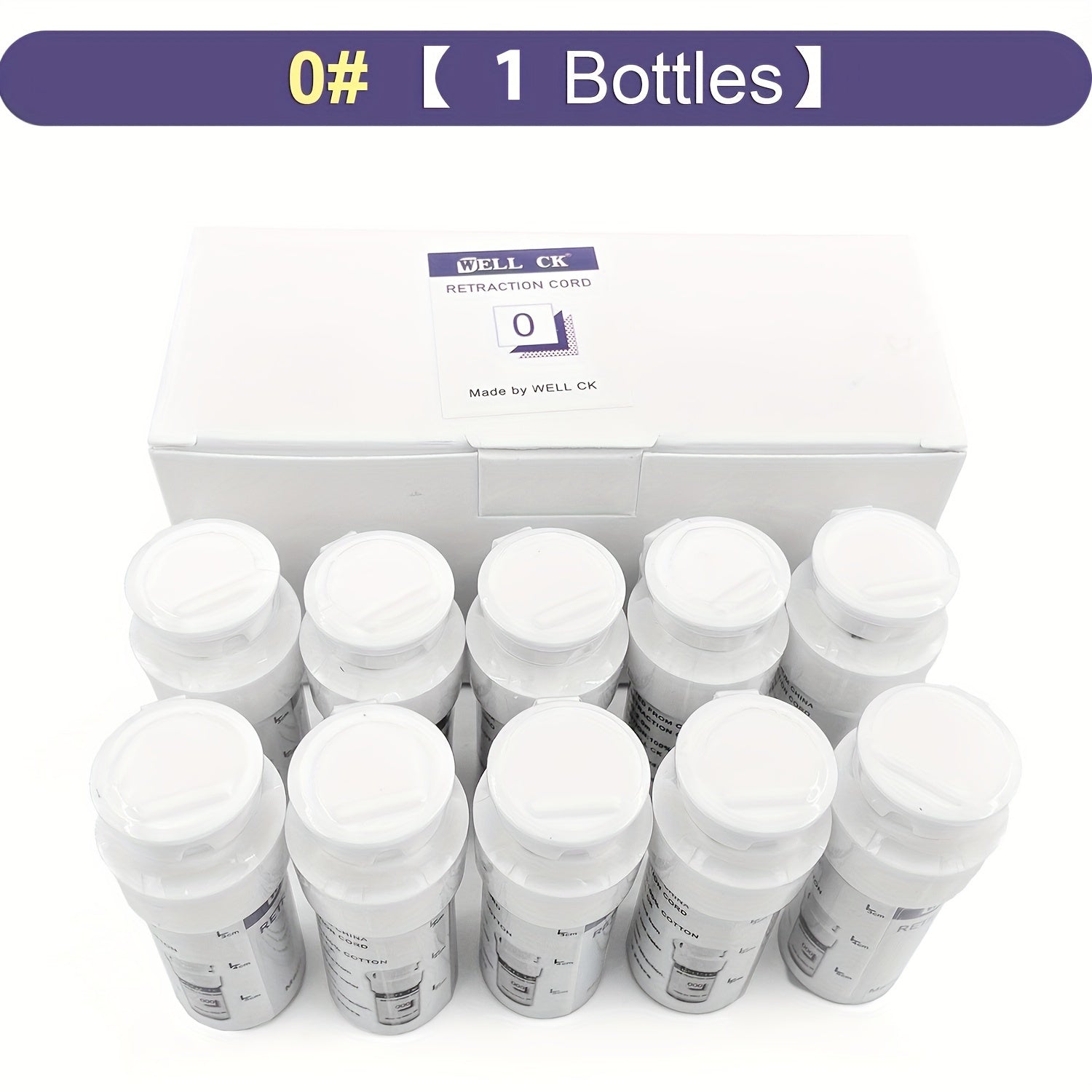 Unscented Dental Gingival Retraction Cord Cotton Thread Sizes 0-2