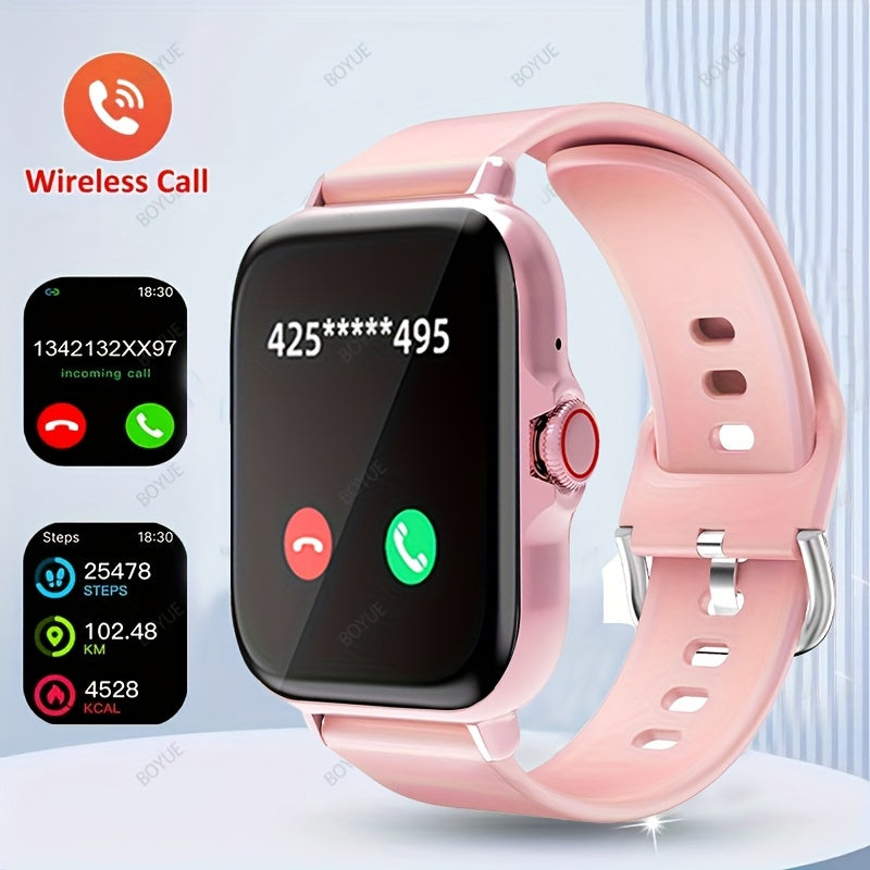 Men Women Smart Watch 1.83 Inch Display Wireless Calls Sports Modes Reminders