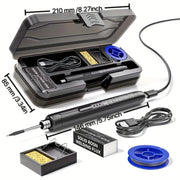 Cordless USB Soldering Iron with 3 Heat Settings Flux Stand and Case