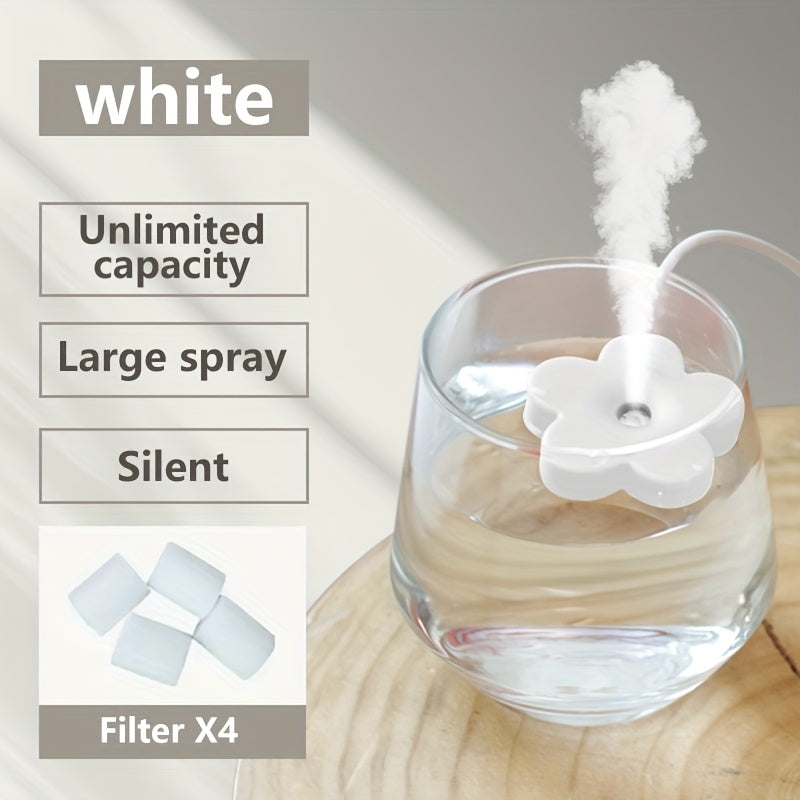 Мини-увлажнитель USB портативный для лица для дома, офиса, автомобиля