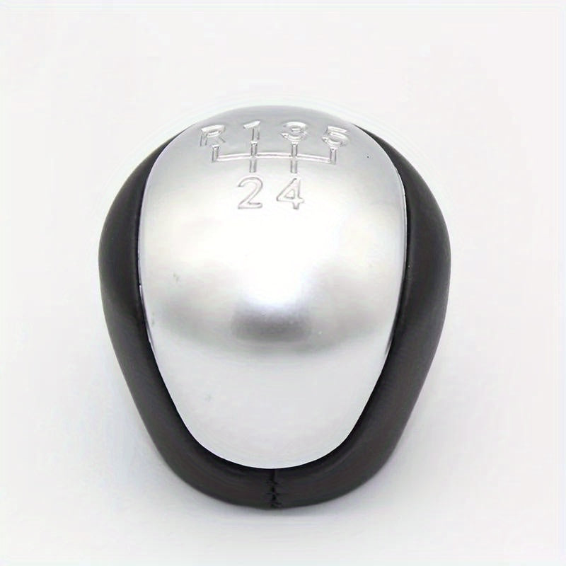 Premium xromlangan mexanik transmissiya uchun gear shift knopkasi, qora ABS