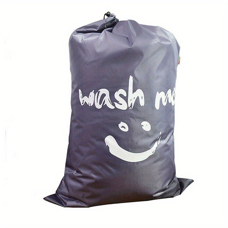 Durable Nylon Travel Laundry Bag with Drawstring Closure for On-the-Go Use