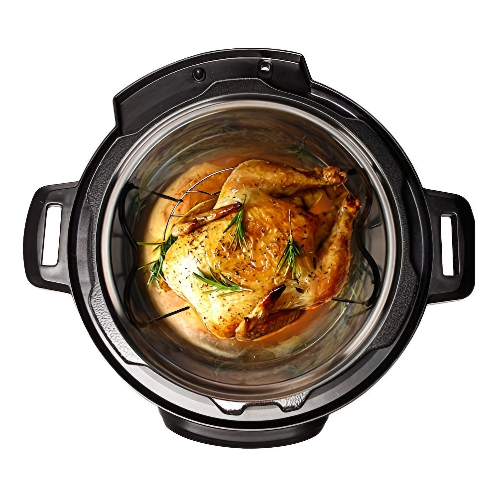 Qo'llari bilan silikon oshxona bug'langichli savat, pishirish va suvni ajratish uchun