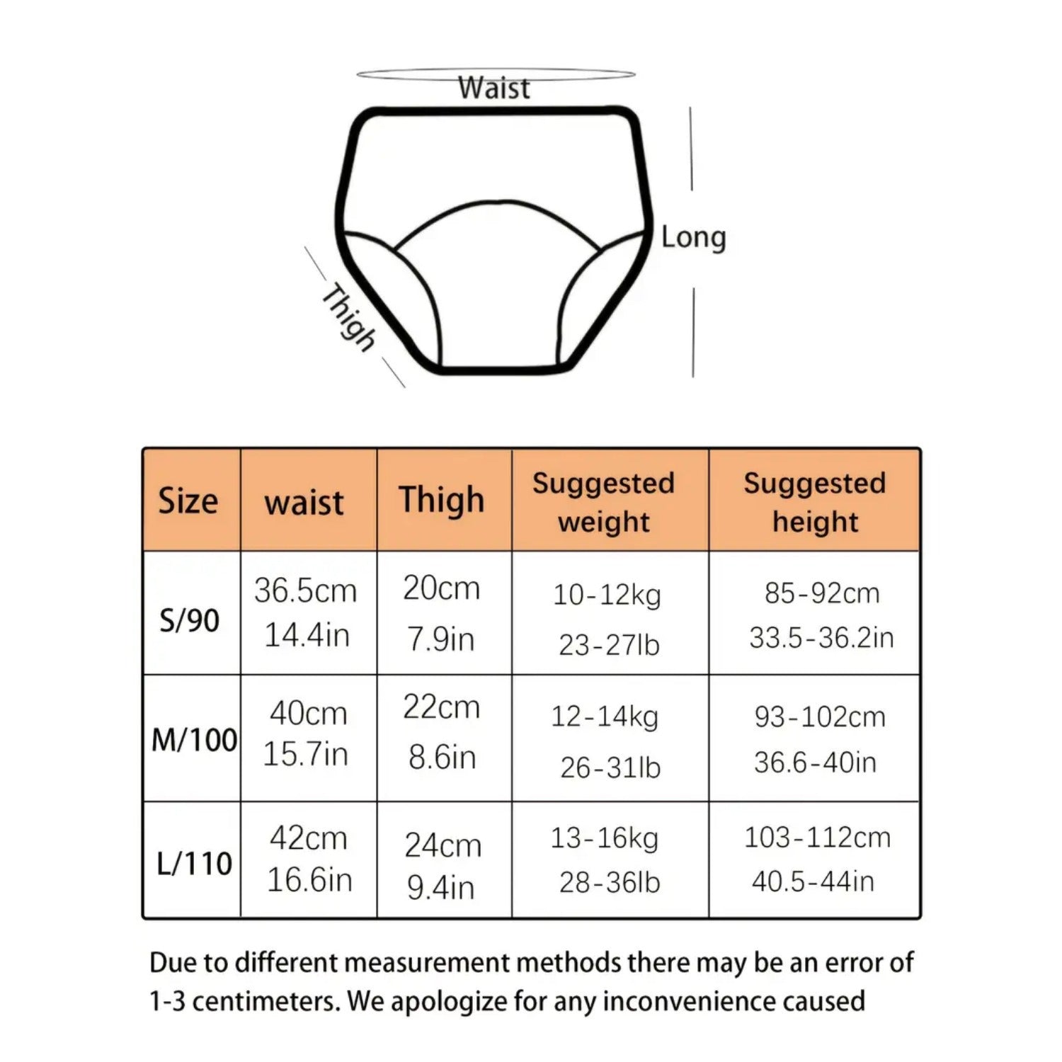 O'g'il va qizlar uchun hojatxona o'rgatish ichki kiyim to'plami - 2 dona singdiruvchi o'quv shimlar