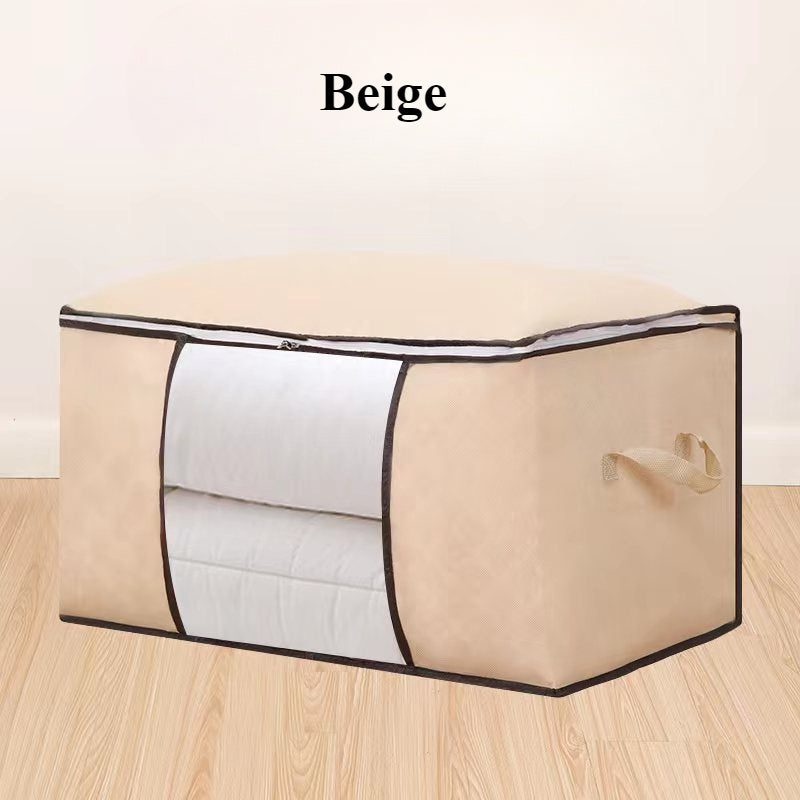 Non-Woven Quilt Storage Bag for Clothes Bedding Organization Large Durable