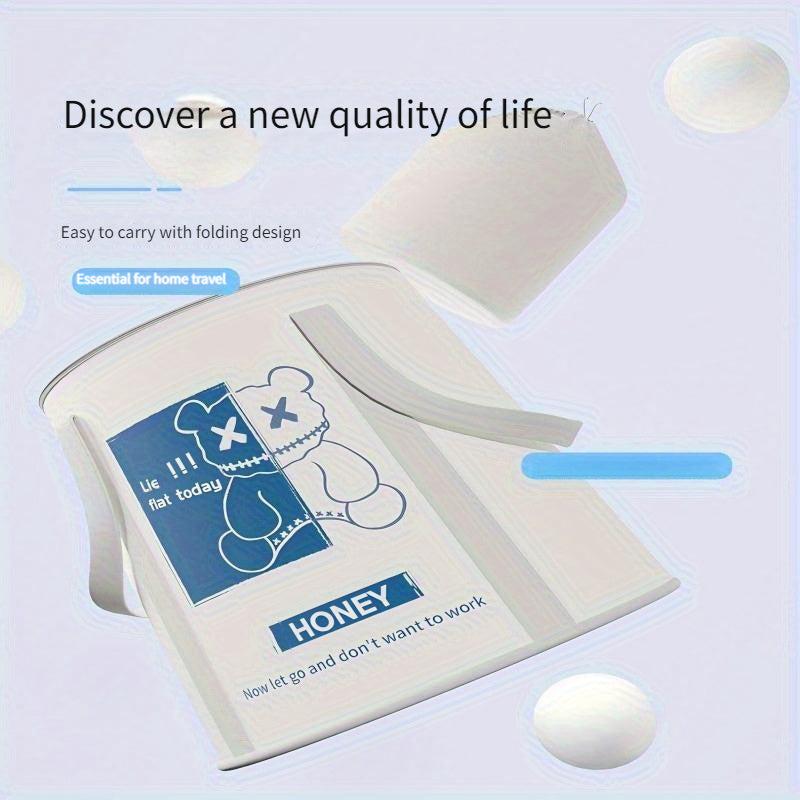 Portable Foot Spa Tub with Reinforced Lid and Storage Bag for Home and Travel