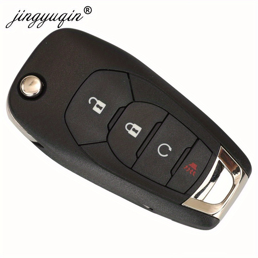 Car Remote Fob Black Ergonomic Design for Keyless Entry, Alarm, Start