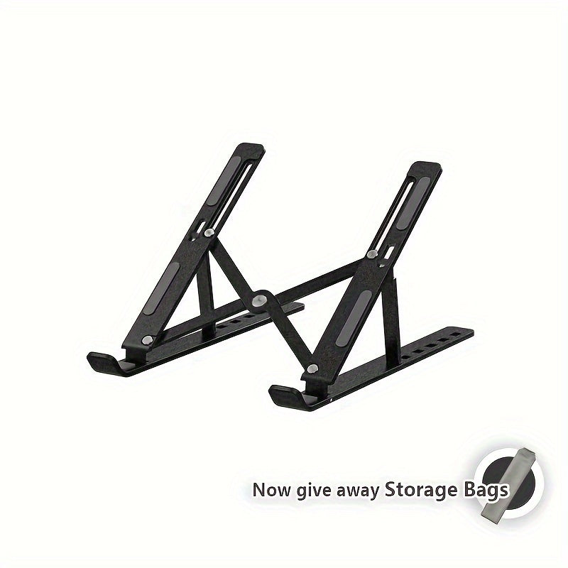 Aluminum Alloy Dual Cooling Gaming Laptop Stand Adjustable Foldable for Tablets Notebooks