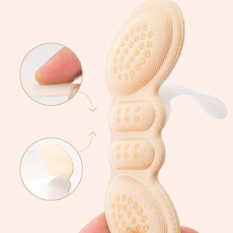 Women Clear Heel Pad Protectors 3 Pairs Adhesive Scuff Guards
