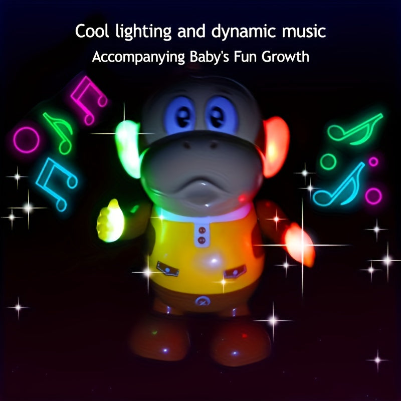 Children's Toy Monkey Swing Doll with Lights, Music, and Movement