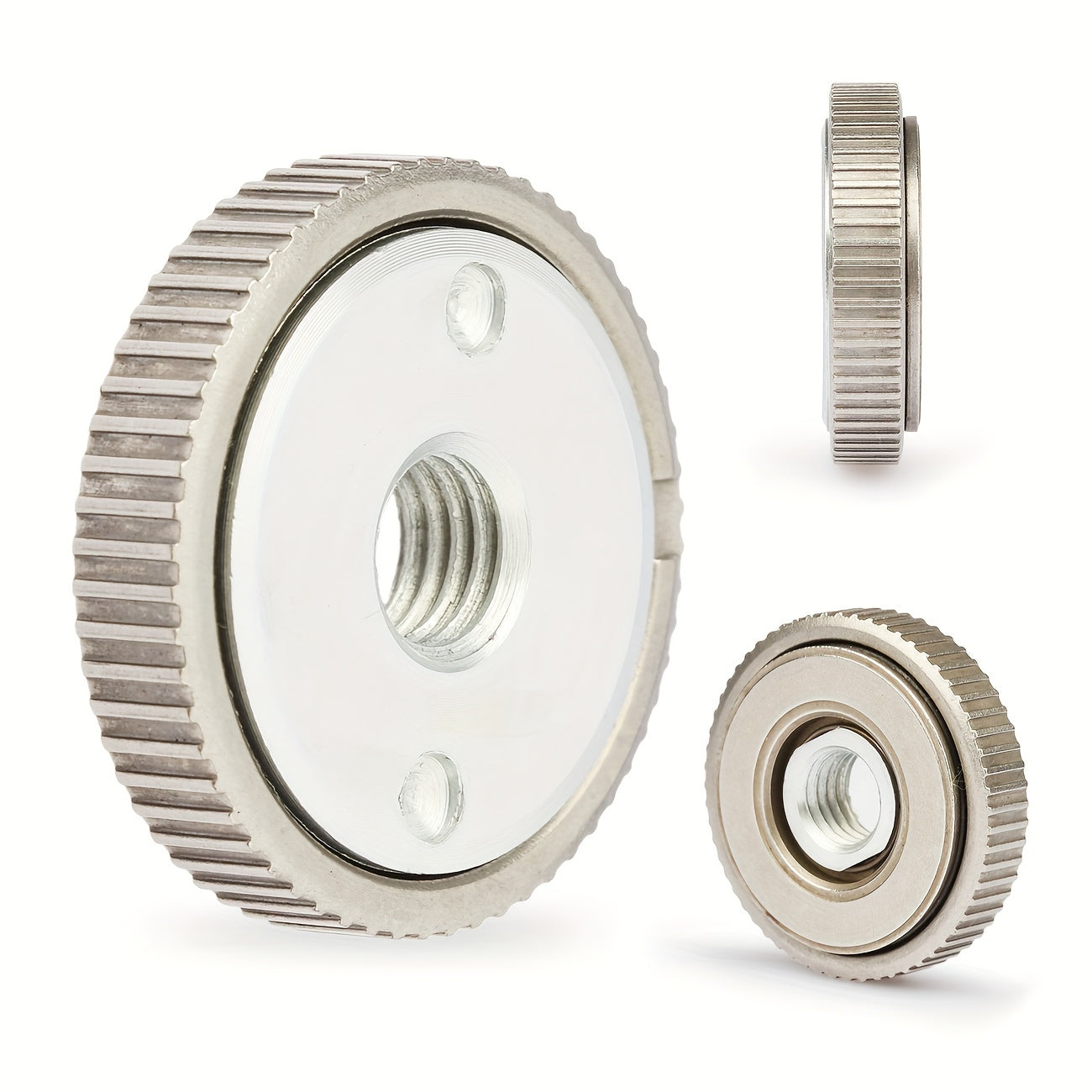 Self-Locking Angle Grinder Pressure Plate Chuck 45 Gauge Steel Metal Workpiece Accessory