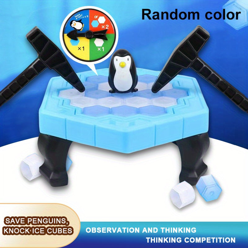Juego de mesa Kids Ice Knocking con piezas de plástico coloridas, juguete educativo STEM para niños de 3 años en adelante