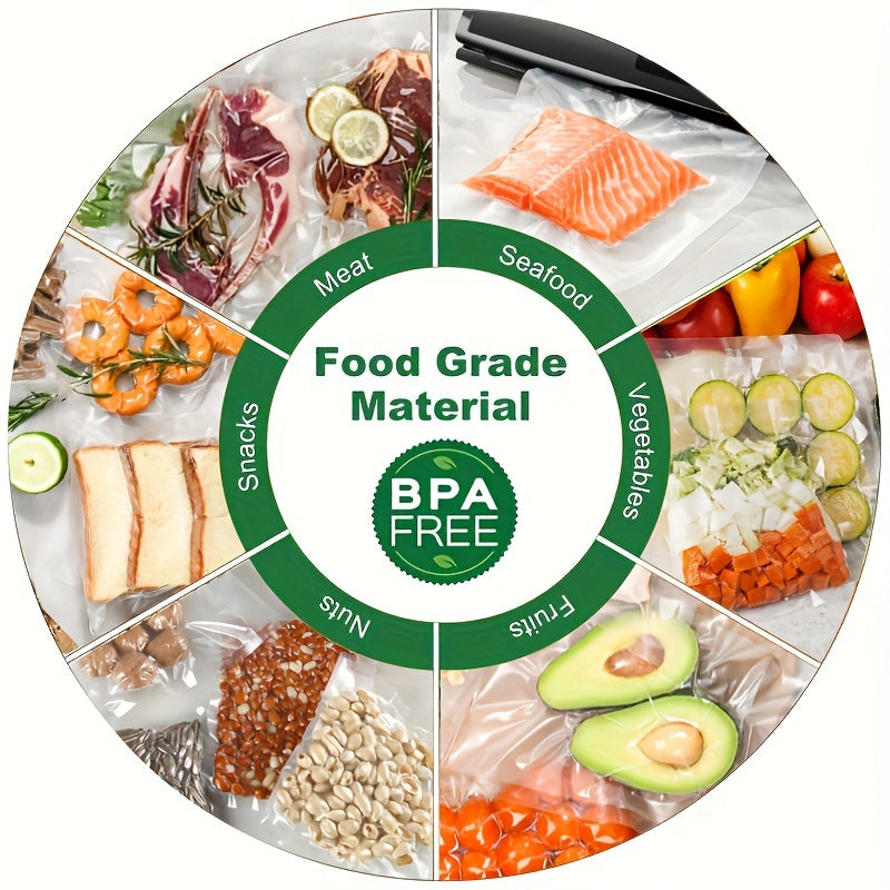 2 Rolls BPA-Free Vacuum Seal Wrap for Sous Vide and Freezer Storage