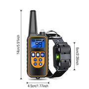 European Dog Training Collar with Dual Vibration and Anti-Bark Function