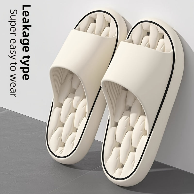 Men's EVA Leakproof Slippers Round Toe Casual Solid Color Spring Summer Fall Universal Wear