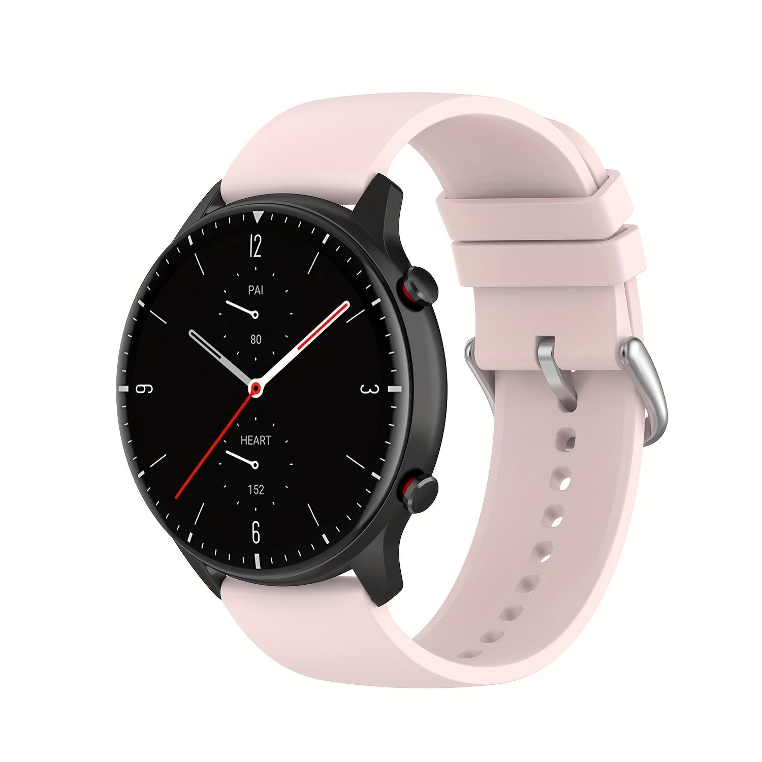 Silicone Smartwatch Band 20mm 22mm Adjustable Butterfly Clasp Compatible with Various Brands